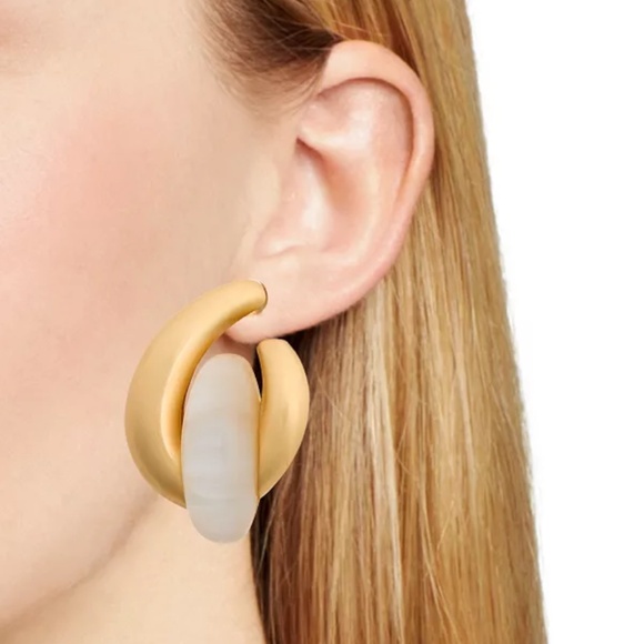 Cult Gia Audrina Earrings Clip On Evening Costume Jewelry Designer - Picture 2 of 8